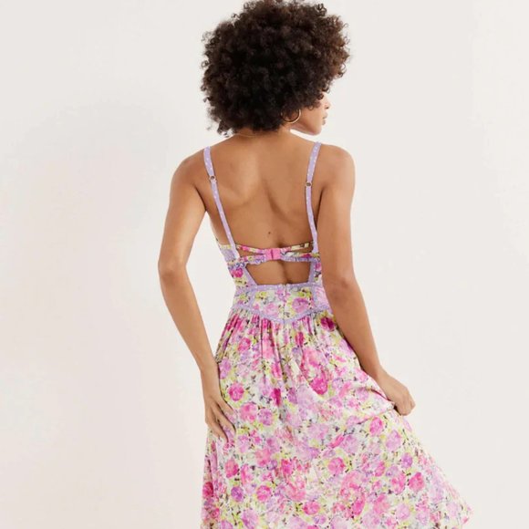 NWT: MARTINA MIDI DRESS by For Love & Lemons - Picture 4 of 6